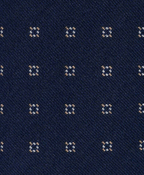 NTR11285412 | Navy Neat Cashmere Tie