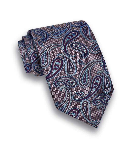 NTR11597500 | Purple Paisley Tie