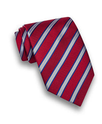 NTR11995600 | Red & Sky Stripe Tie