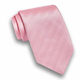 NTR12199650 | Pink Herringbone Jacquard  Silk Tie