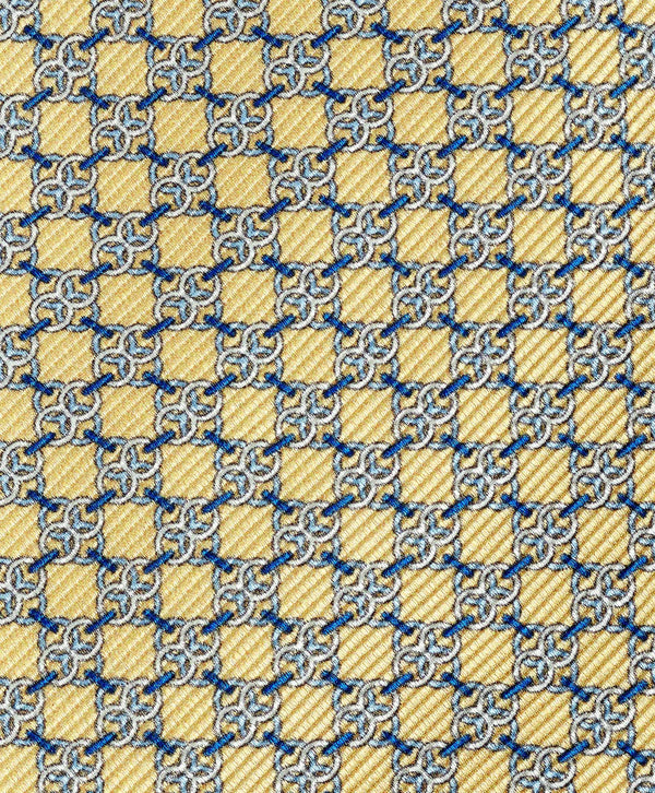 NTR12288744 | Yellow Neat Silk Tie