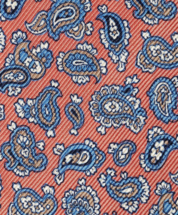NTR12596830 | Melon Paisley Silk Tie