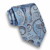 NTR12598454 | Sky Paisley Jacquard Silk Tie