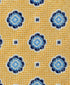 NTR12698744 | Yellow Geometric Jacquard Silk Blend Tie