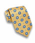 NTR12698744 | Yellow Geometric Jacquard Silk Blend Tie
