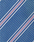 NTR12993412 | Navy Stripe Jacquard Silk Tie