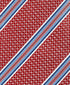NTR12993840 | Coral Stripe Jacquard Silk Tie