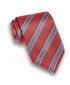 NTR12993840 | Coral Stripe Jacquard Silk Tie