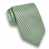 NTR12998327 | Green Stripe Jacquard Silk Tie
