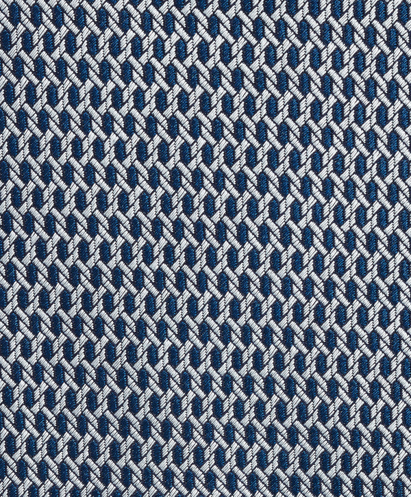 NTR13083412 | Navy Micro Jacquard Silk Tie