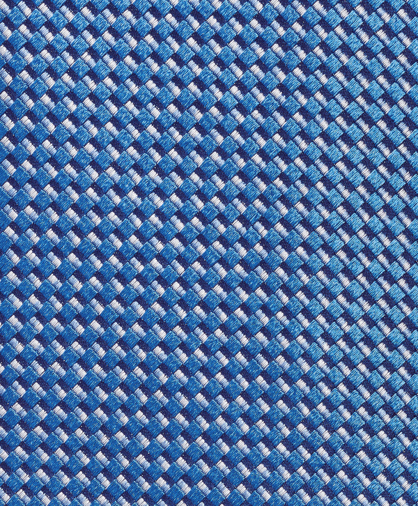 NTR13099423 | Blue Micro Jacquard Silk Tie
