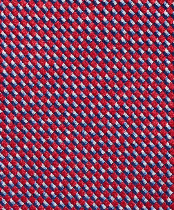 NTR13099600 | Red Micro Jacquard Silk Tie