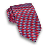 NTR13099600 | Red Micro Jacquard Silk Tie