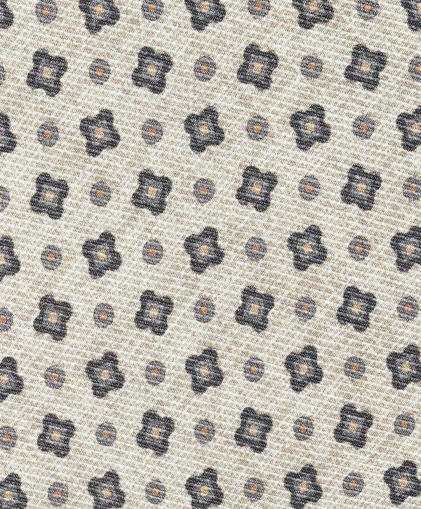 NTR13290290 | Oatmeal Neat Silk Tie