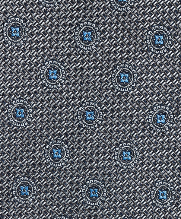 NTR13291020 | Grey Neat Jacquard Silk Tie