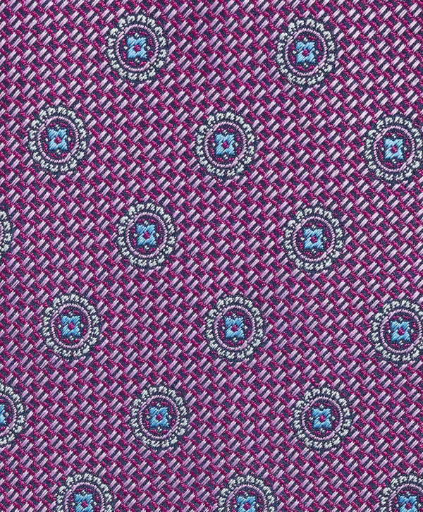 NTR13291652 | Berry Neat Jacquard Silk Tie