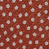 NTR13293804 | Pumpkin Neat Jacquard Silk Tie