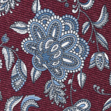 NTR13498615 | Merlot Floral Silk Tie