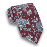 NTR13498615 | Merlot Floral Silk Tie