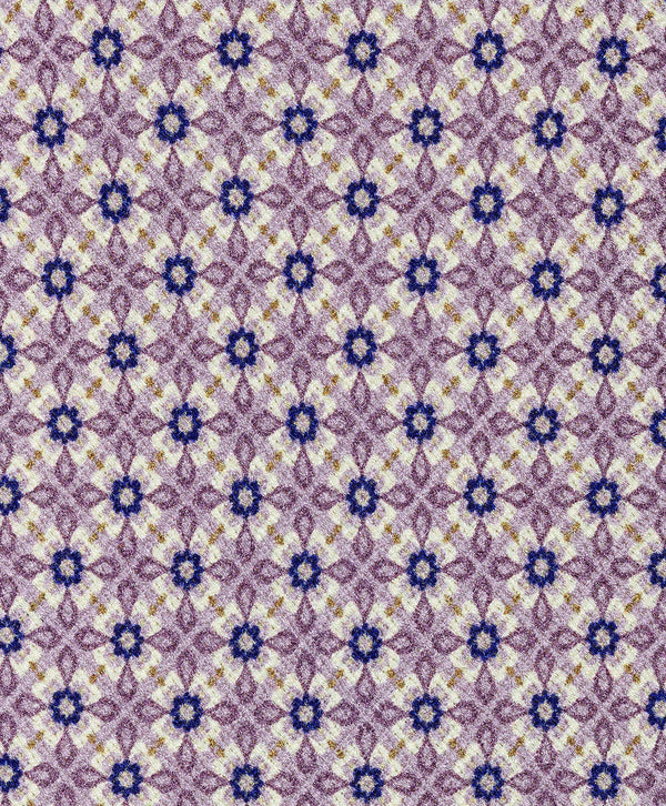 NTR13692534 | Lilac Geometric Silk Tie