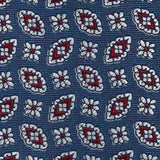 NTR13696423 | Blue Geometric Jacquard Silk Blend Tie