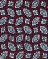 NTR13696600 | Red Geometric Jacquard Silk Blend Tie