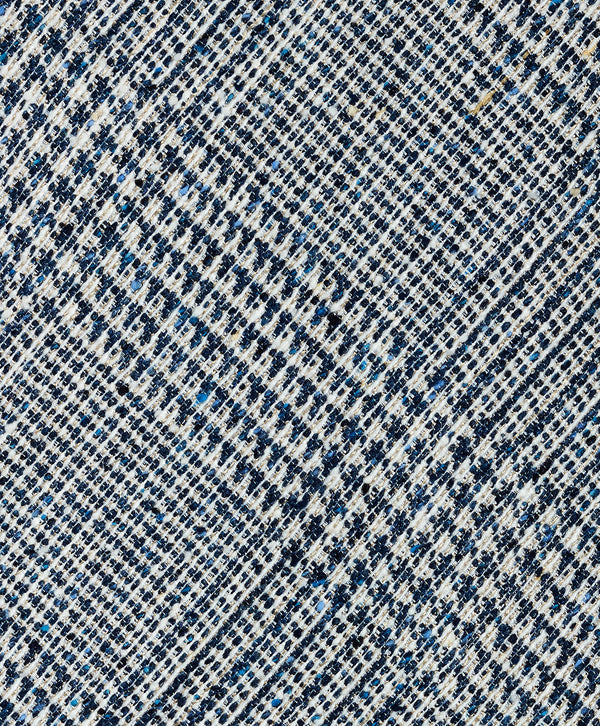 NTR13899476 | Denim Plaid Silk Bourette Tie
