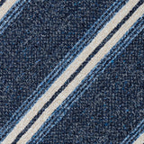 NTR13996476 | Denim Stripe Silk Bourette Tie