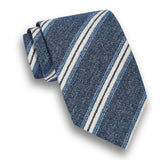 NTR13996476 | Denim Stripe Silk Bourette Tie