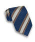 NTR13997412 | Navy Stripe Jacquard Silk Tie