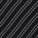 NTR13998002 | Black Stripe Jacquard Silk Tie