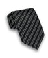 NTR13998002 | Black Stripe Jacquard Silk Tie