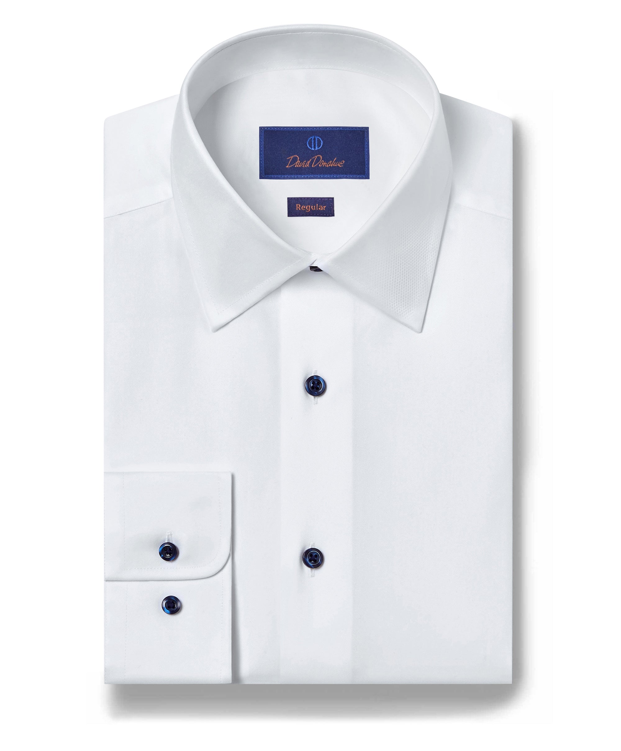 david donahue RBCBB4130110 | Super Fine Twill Dress Shirt Shirt