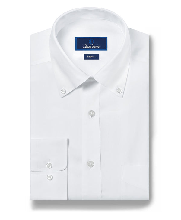 RBDP05112110 | White Pinpoint Oxford Non-Iron Dress Shirt