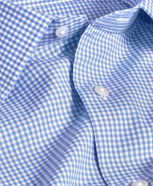 RBSP06845423 | Blue Gingham Dress Shirt