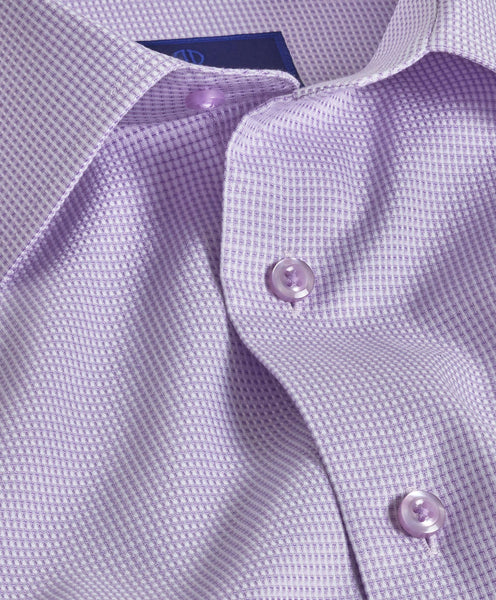 RBSP08003534 | Lilac Micro Dobby Dress Shirt