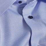 RBSP10004423 | Blue Micro Dobby Dress Shirt