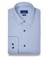 RBSP10004423 | Blue Micro Dobby Dress Shirt