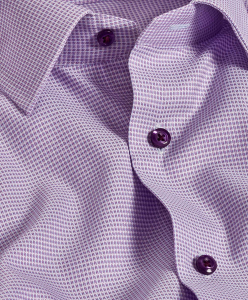 RBSP11004652 | Berry Micro Dobby Dress Shirt
