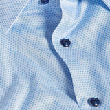 RBSP12019454 | Sky Geometric Print Dress Shirt