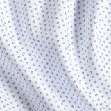 RBSP12241155 | White & Navy Micro Neat Print Dress Shirt