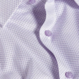 RBSP12243133 | White & Lilac Geometric Print Dress Shirt