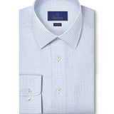 RBSP12800454 | Sky Dobby Micro Check Dress Shirt