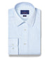 RBSP12801136 | White & Sky Dobby Check Dress Shirt