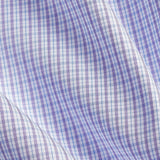 RBSP12803137 | White & Purple Poplin Check Dress Shirt