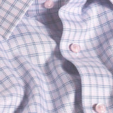 RBSP12812467 | Blue & Pink Twill Check Dress Shirt