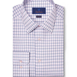 RBSP12812467 | Blue & Pink Twill Check Dress Shirt