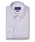 RBSP12812467 | Blue & Pink Twill Check Dress Shirt
