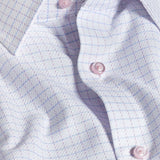 RBSP12845144 | White & Berry Dobby Check Dress Shirt