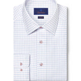 RBSP12845144 | White & Berry Dobby Check Dress Shirt